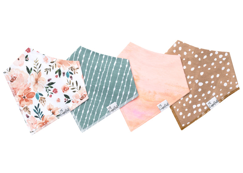 Copper Pearl Bibs Fawn 4Pk l To Buy at Baby City