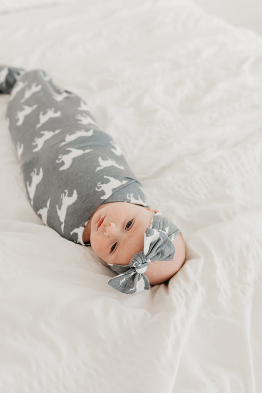 Copper Pearl Knitted Swaddle Blanket Colt l To Buy at Baby City