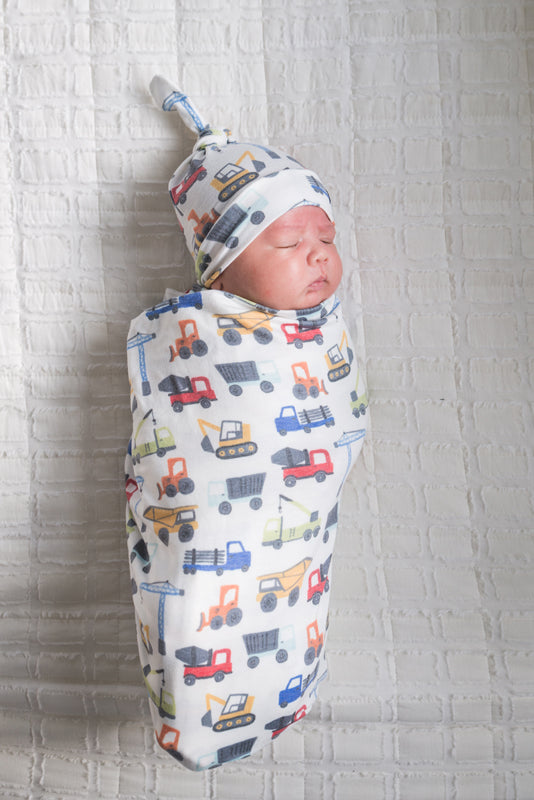 Copper Pearl Knitted Swaddle Blanket Diesel l To Buy at Baby City