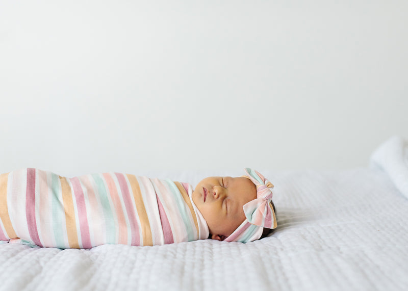 Copper Pearl Knitted Swaddle Blanket Enchanted l To Buy at Baby City