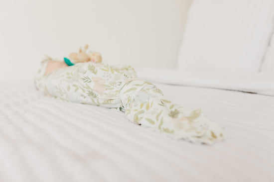 Copper Pearl Knitted Swaddle Blanket Rex at Baby City's Shop