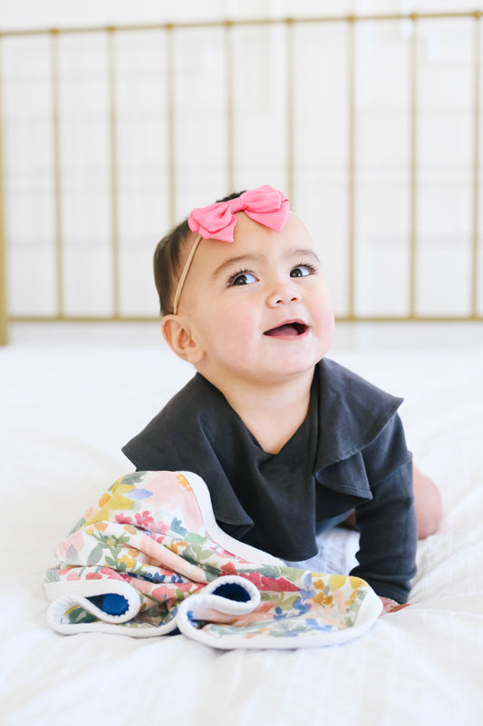 Copper Pearl Lovey 3 Layer Comfort Blanket Lark 2Pk l To Buy at Baby City