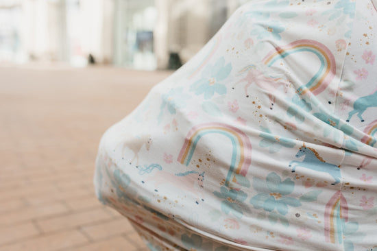 Load image into Gallery viewer, Copper Pearl Multi-Use Cover Whimsy at The Baby City Store
