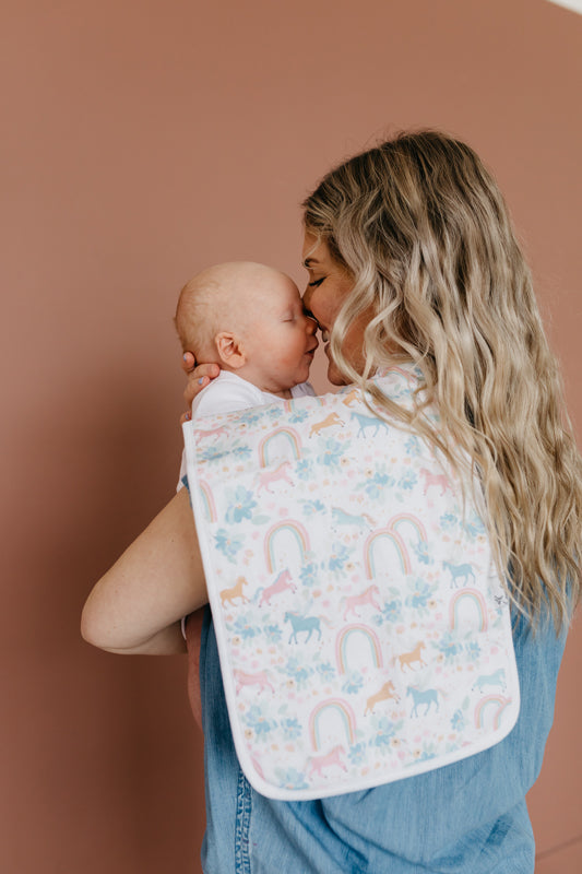 Copper Pearl Premium Burp Cloths Whimsy 3Pk l To Buy at Baby City