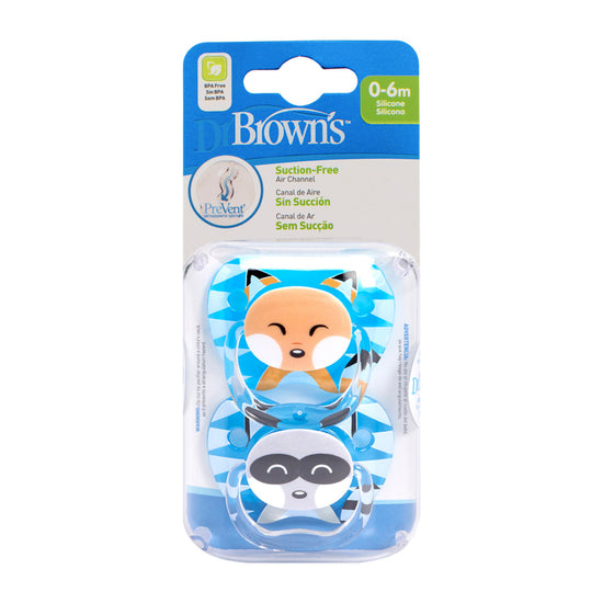 Dr Brown's Prevent Soother Boy 0-6m 2Pk l To Buy at Baby City