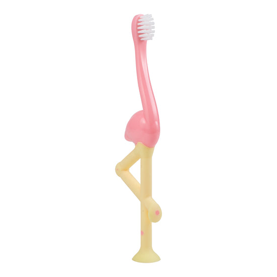 Dr Brown's Toddler Toothbrush Flamingo l To Buy at Baby City