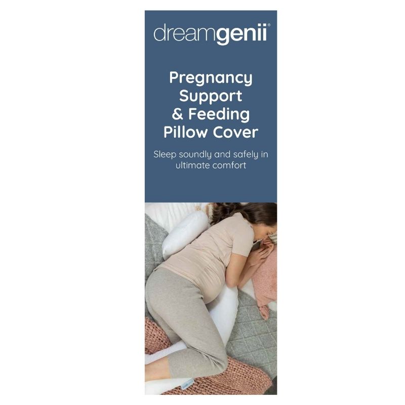 Dreamgenii Pregnancy Pillow COVER White l Baby City UK