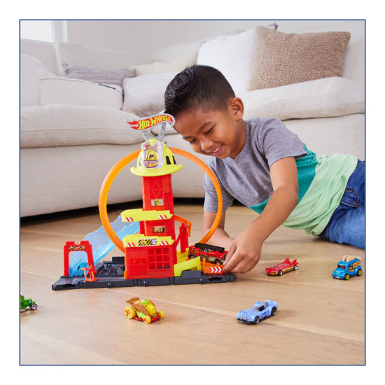 Hot Wheels City Fire Station l To Buy at Baby City