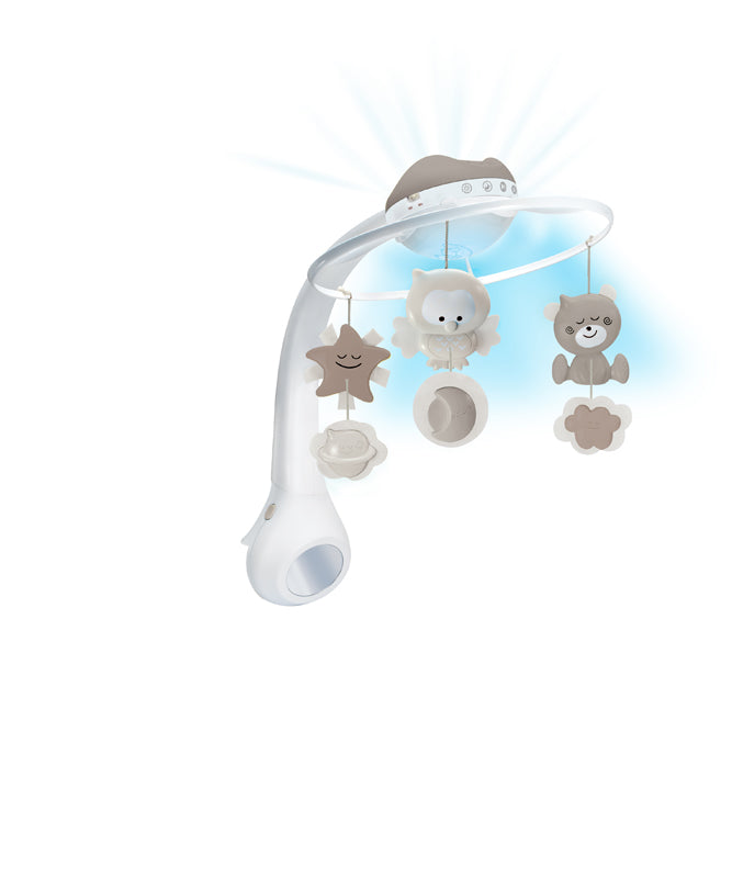 Infantino 3 in 1 Projector Musical Mobile Grey l To Buy at Baby City