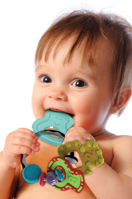 Infantino Go Gaga Slide & Chew Teether Keys l To Buy at Baby City