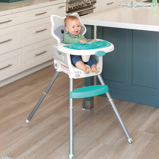 Infantino Grow With Me in Raccoon High Chair l Baby City UK
