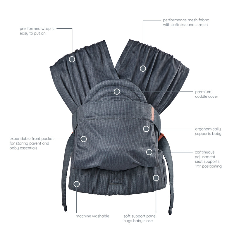 Baby wrap easy to put best sale on