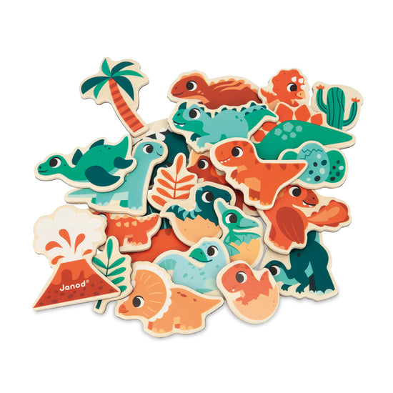 Janod Dino Magnets 24Pk l To Buy at Baby City