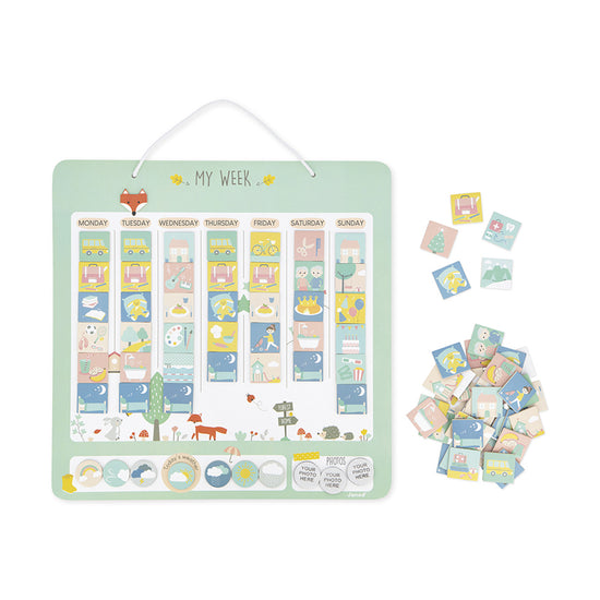 Janod My Magnetic Weekly Planner l To Buy at Baby City
