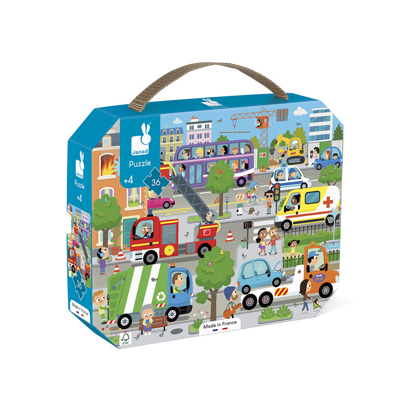 Janod Puzzle City 36pcs l To Buy at Baby City