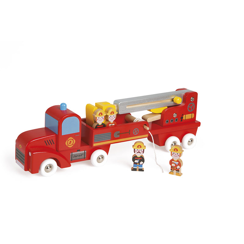Janod Story Giant Firefighters Truck l To Buy at Baby City