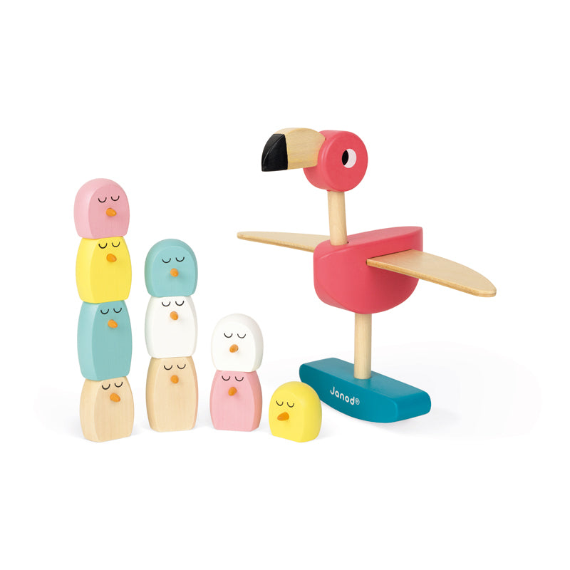 Janod Zigolos Balancing Game Flamingo l To Buy at Baby City