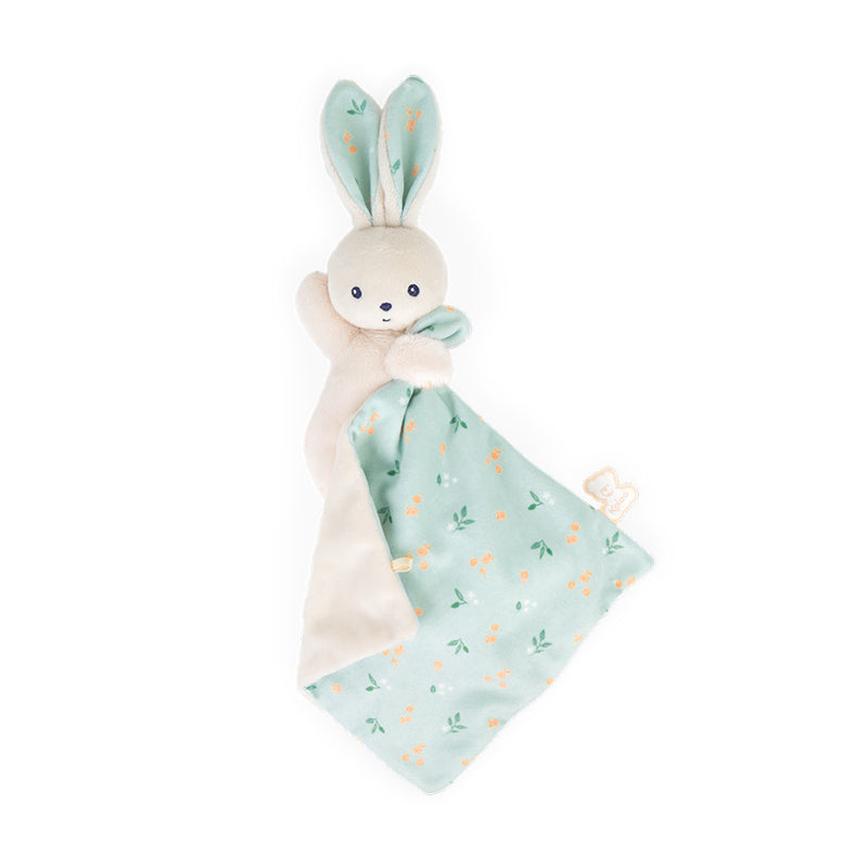 Kaloo Carre Douceur Doudou Rabbit Citrus Bouquet 17cm l To Buy at Baby City
