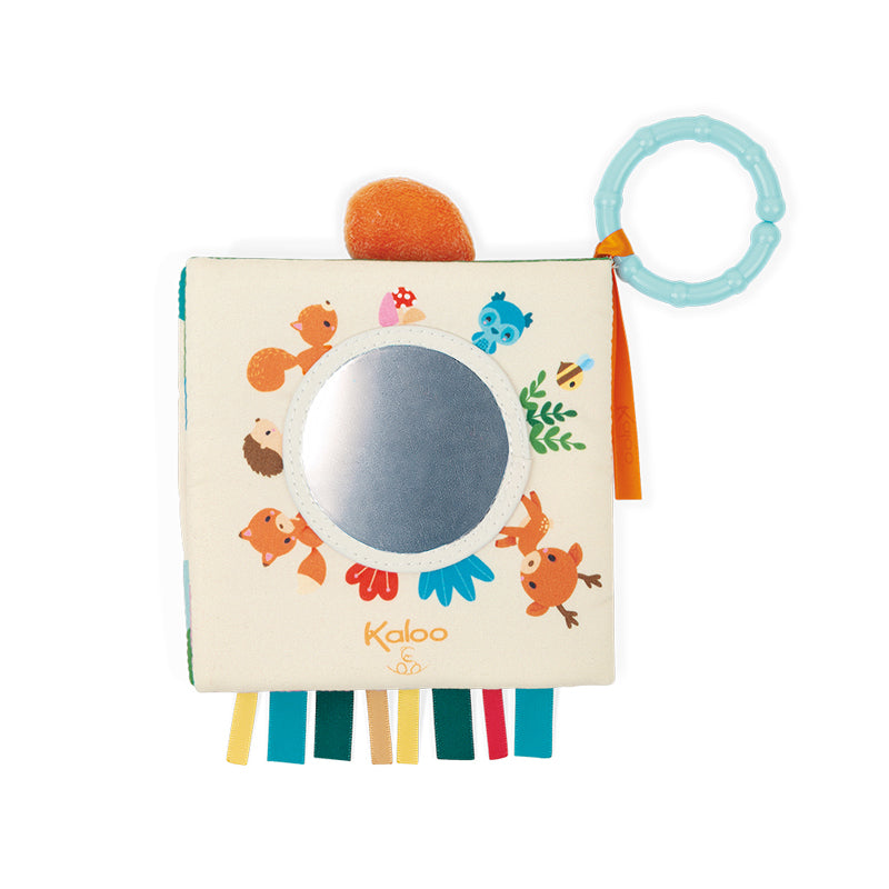 Kaloo - Choo - Livre D'Eveil En Tissu Pour Bébé - Choo Dans La Foret - Eveil Sensoriel - Matière Très Douce - 14 X 14 Cm - Dès La Naissance, K971802