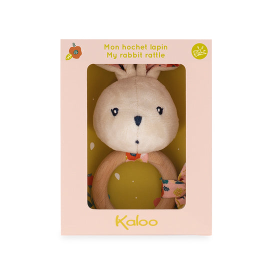 Kaloo K'Doux Rattle Rabbit Poppy l Baby City UK Retailer