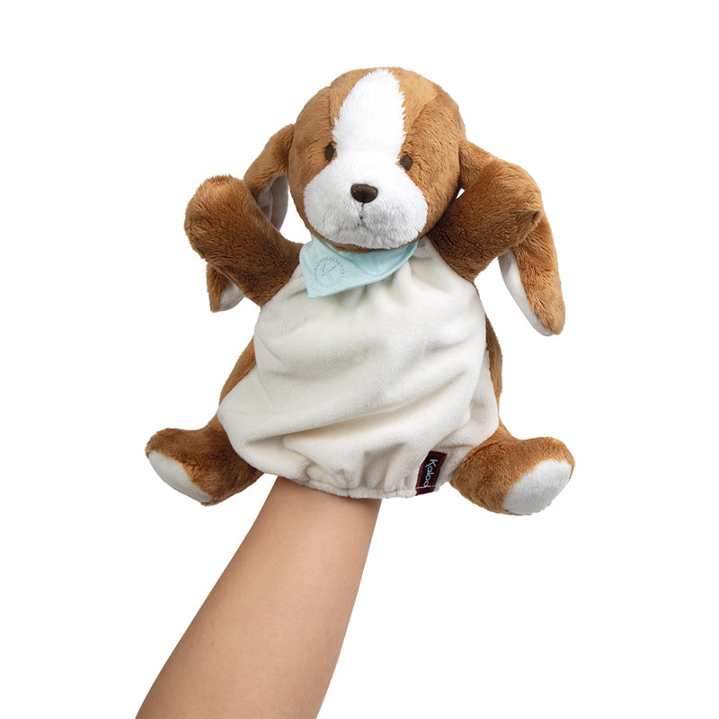 Kaloo Les Amis Doudou Puppet Tiramisu Dog 25cm l To Buy at Baby City