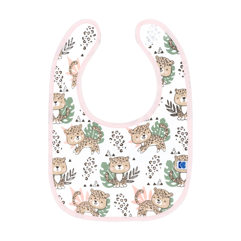 Kikka Boo Cotton Bibs Savanna Pink 3Pk l Baby City UK Stockist