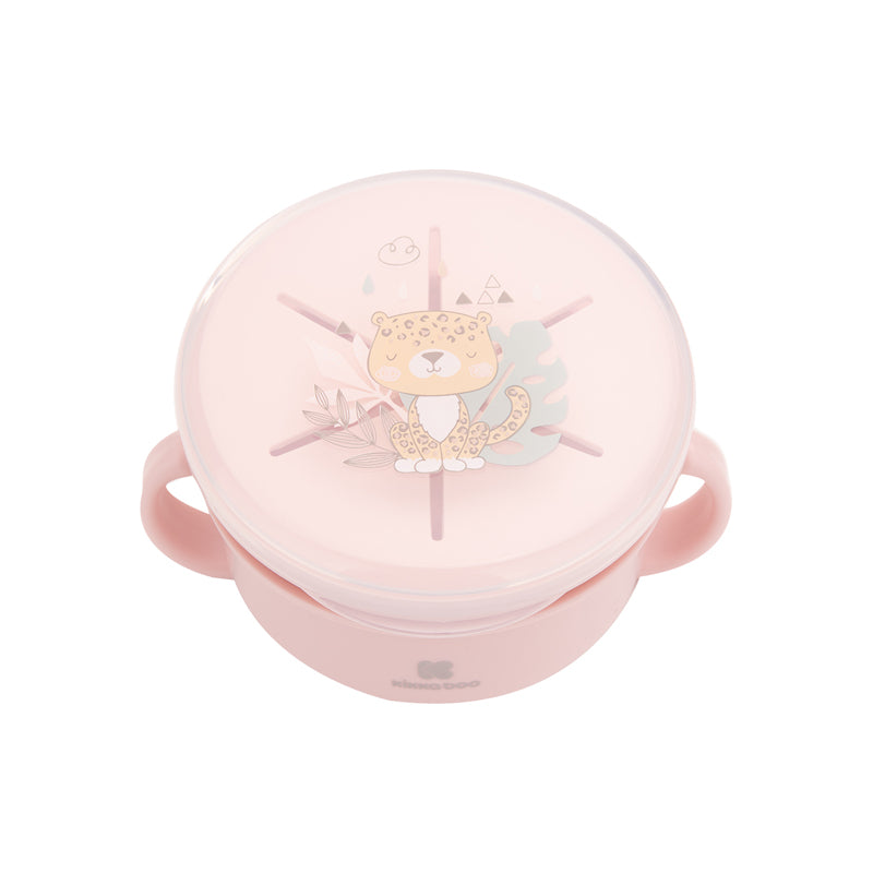 Kikka Boo Snack Bowl 2 In 1 Savanna Pink l To Buy at Baby City