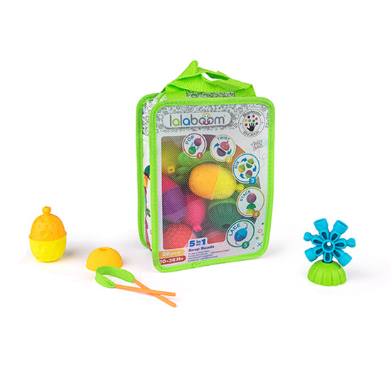 Load image into Gallery viewer, Baby City Retailer of Lalaboom Bag Of Beads And Accessories 28Pk
