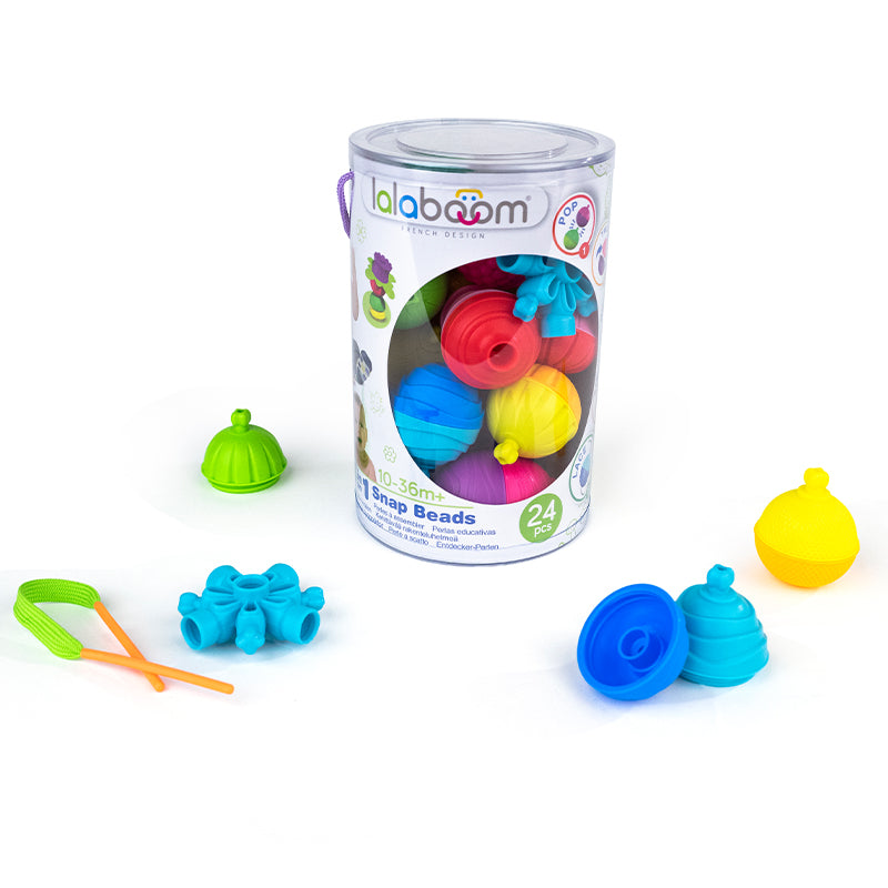 Baby City Retailer of Lalaboom Educational Beads And Accessories 24Pk