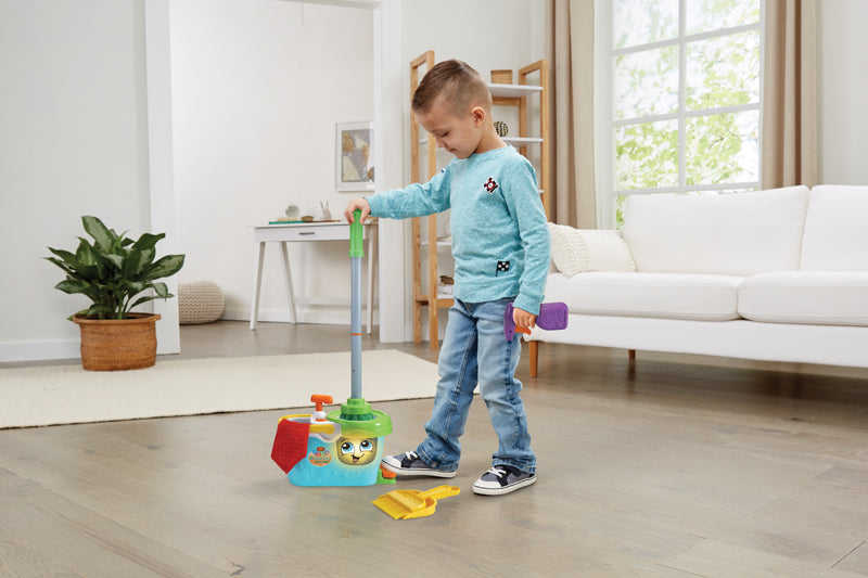 Frog Sweeping Leap Frog Clean Sweep Mop & Bucket l Baby City UK