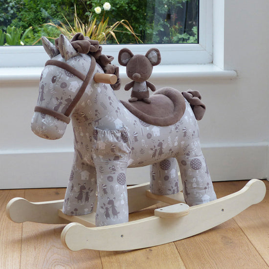 Load image into Gallery viewer, Little Bird Told Me Biscuit &amp;amp; Skip Rocking Horse 9m+ l To Buy at Baby City
