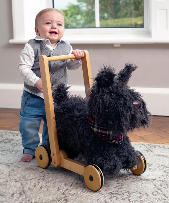 Load image into Gallery viewer, Little Bird Told Me Push Along Scottie Dog l To Buy at Baby City
