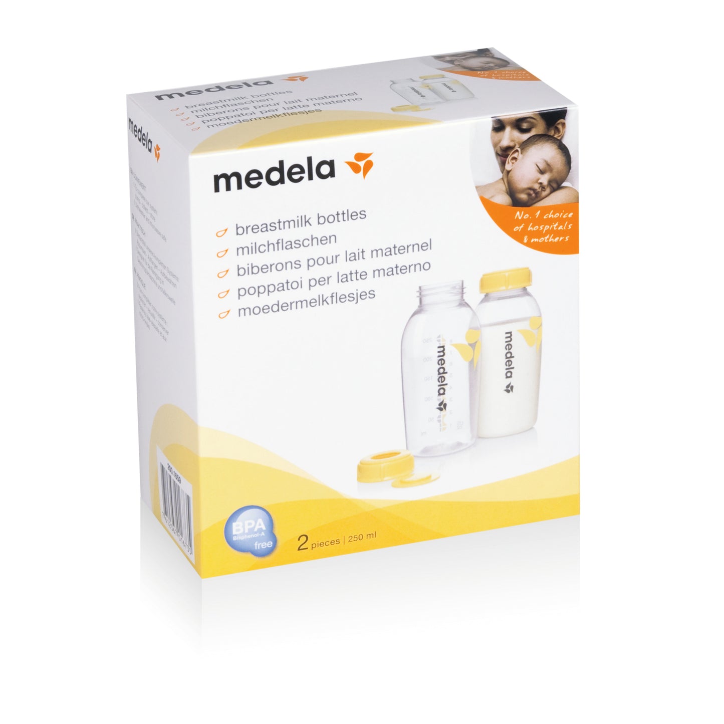 Medela Breastmilk Storage Bottles 250ml 2Pk l To Buy at Baby City