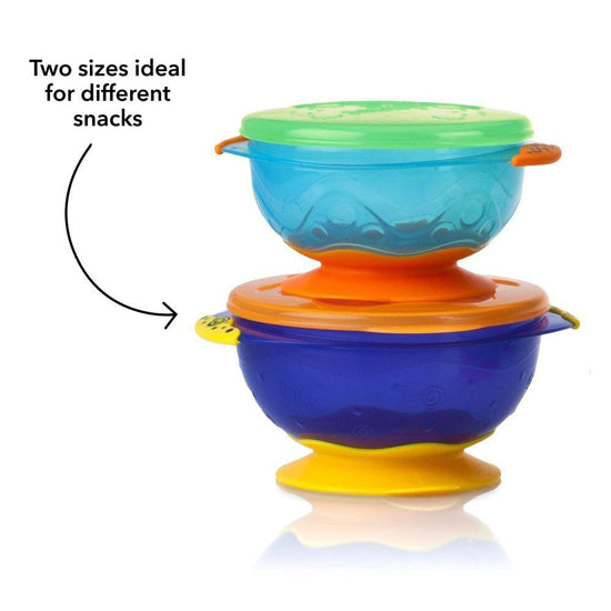 Nuby Stackable Suction Bowls 2Pk l To Buy at Baby City