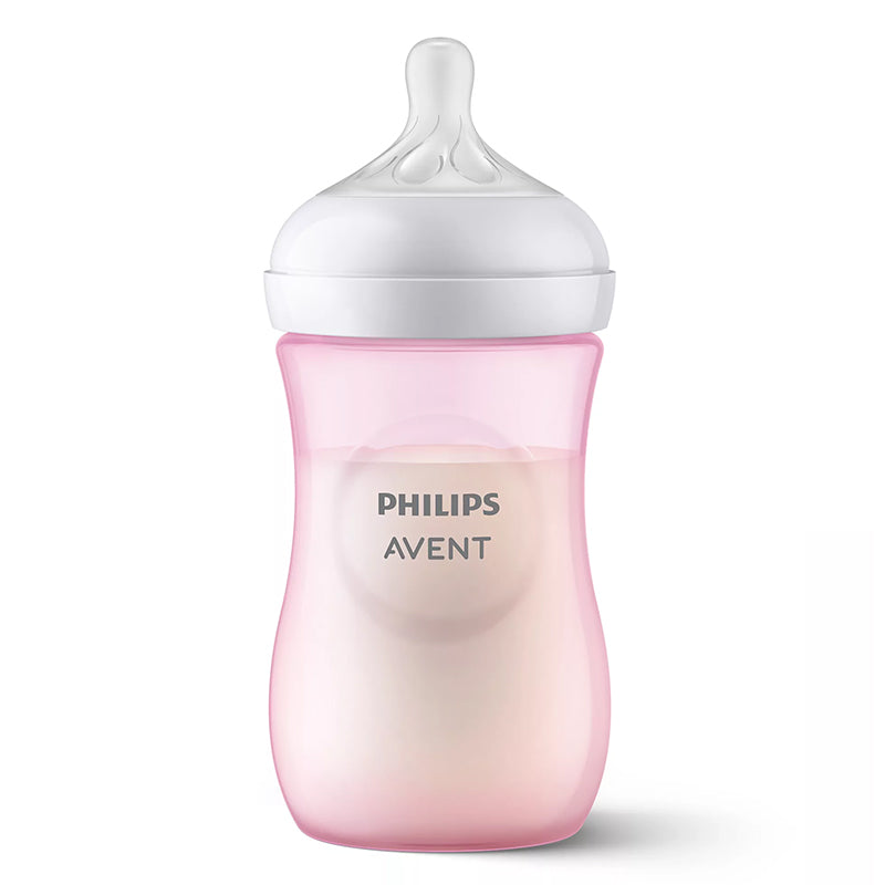 Philips Avent Natural Response 3.0 Bottle Pink 260ml l To Buy at Baby City