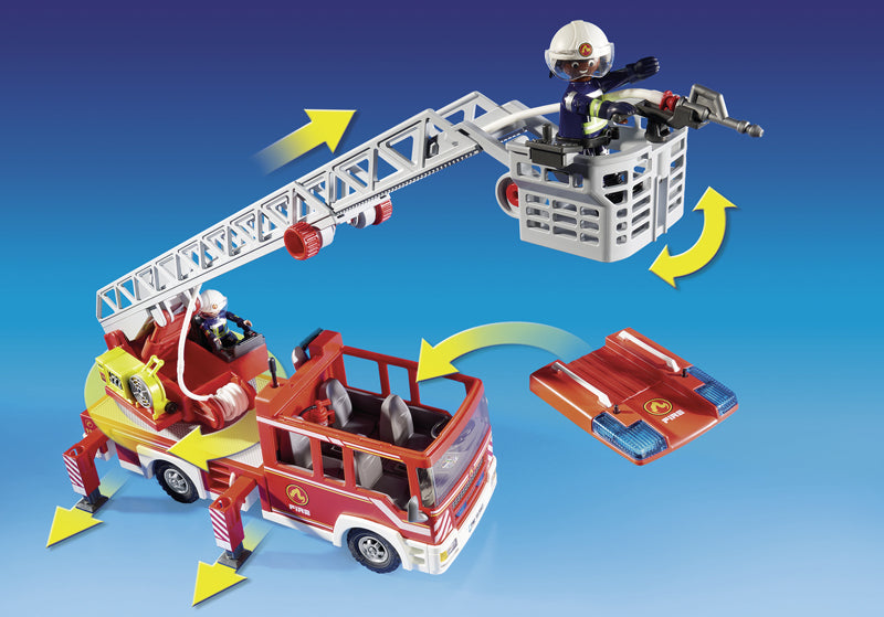 Playmobil Fire Engine with Ladder and Lights and Sounds l To Buy at Baby City