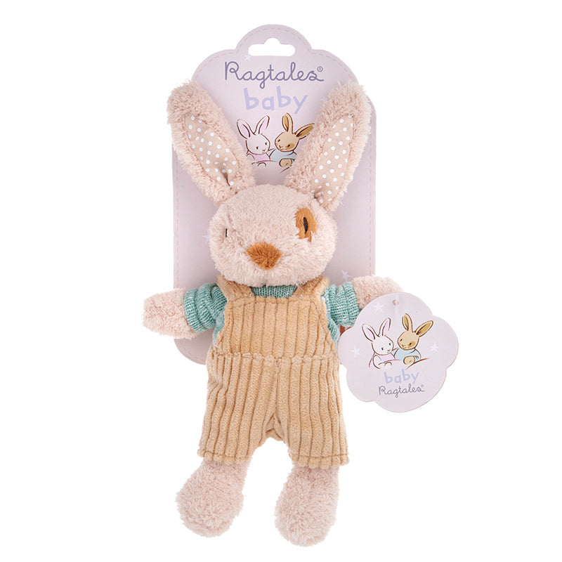 Ragtales Plush Toy Rattle Alfie 23cm l Baby City UK