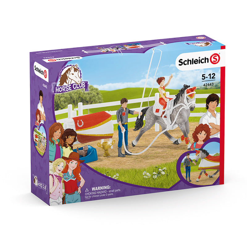 Load image into Gallery viewer, Schleich Horse Club Mia&amp;#39;s Vaulting Set l To Buy at Baby City
