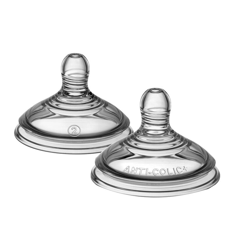 Load image into Gallery viewer, Tommee Tippee Advanced Anti-Colic Teat Medium Flow 2Pk l To Buy at Baby City
