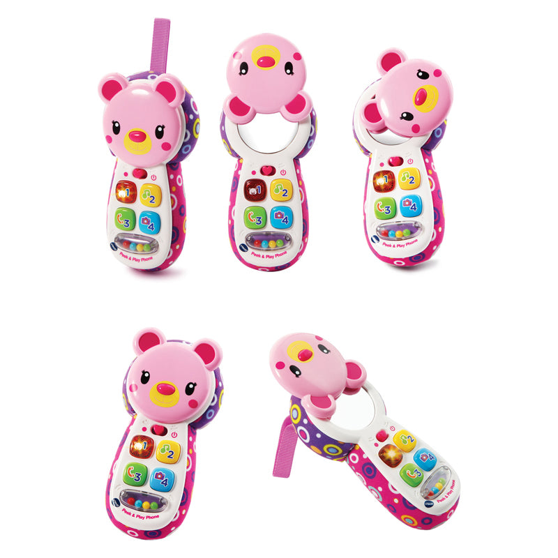 VTech Peek & Play Phone Pink l To Buy at Baby City