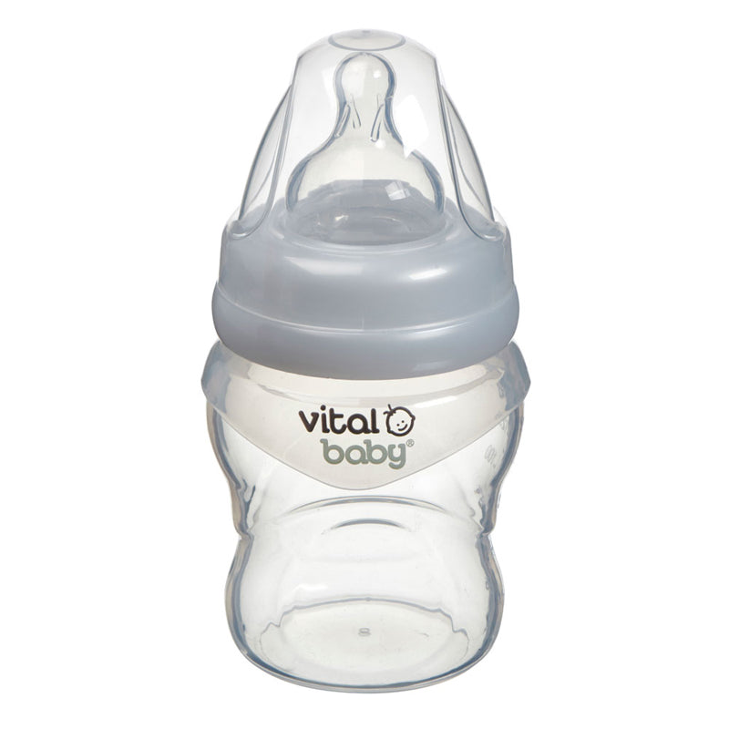 Vital Baby NURTURE Silicone Feed Assist Feeding Bottle 150ml l To Buy at Baby City