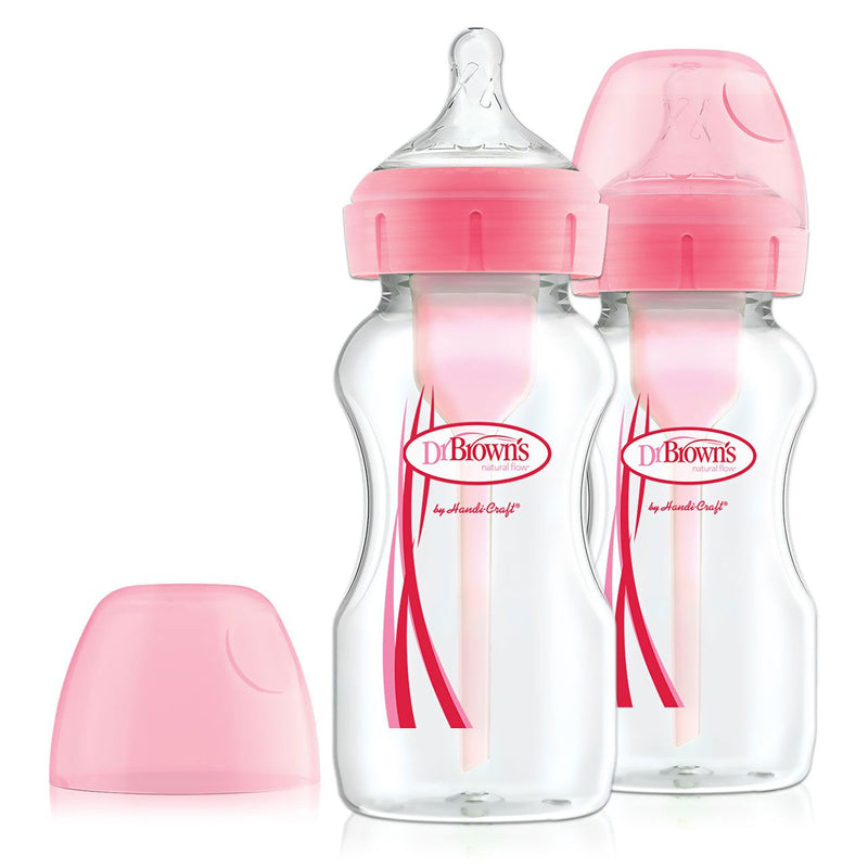 Dr Brown's Options+ Bottle Pink 270ml 2Pk at Baby City