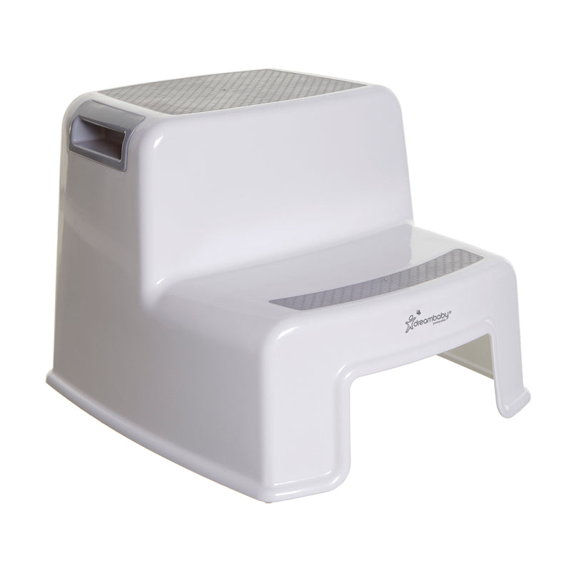 Dreambaby 2-Up Step Stool White/Grey at Baby City