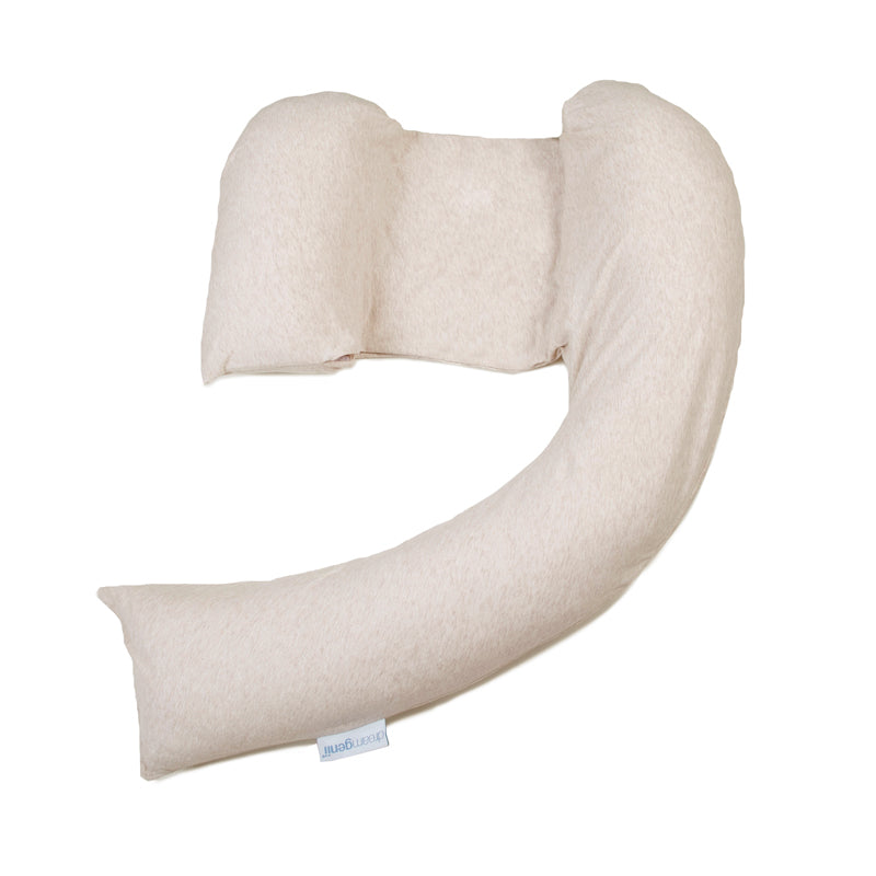 Dreamgenii Pregnancy Pillow Beige Marl at Baby City