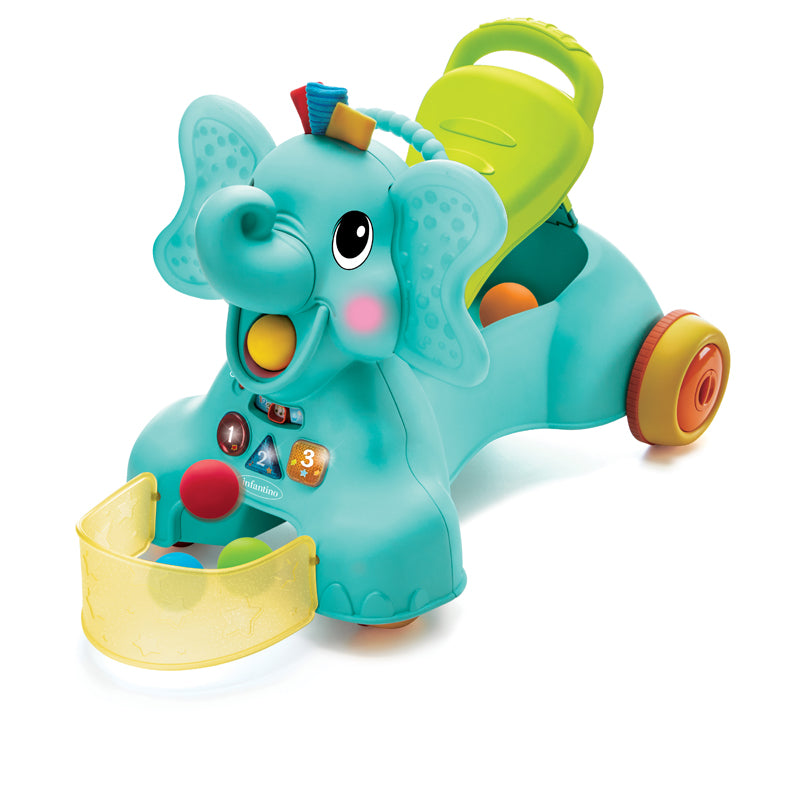 Infantino 3-in-1 Sit, Walk & Ride Elephant at Baby City