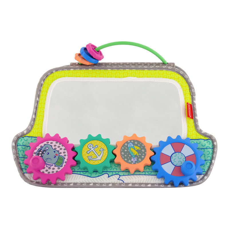 Load image into Gallery viewer, Infantino Busy Board Mirror &amp;amp; Sensory Discovery Toy™ at Baby City
