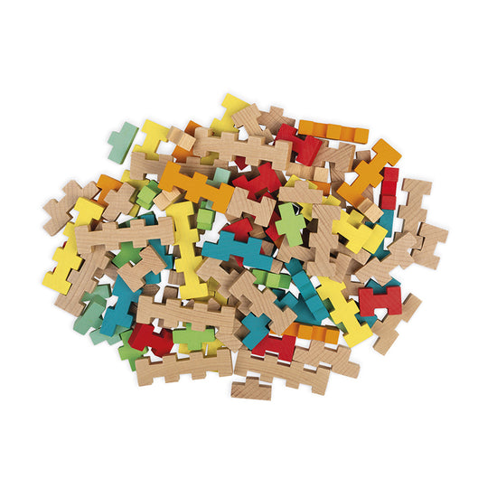 Janod 100-Piece Construction Set at Baby City