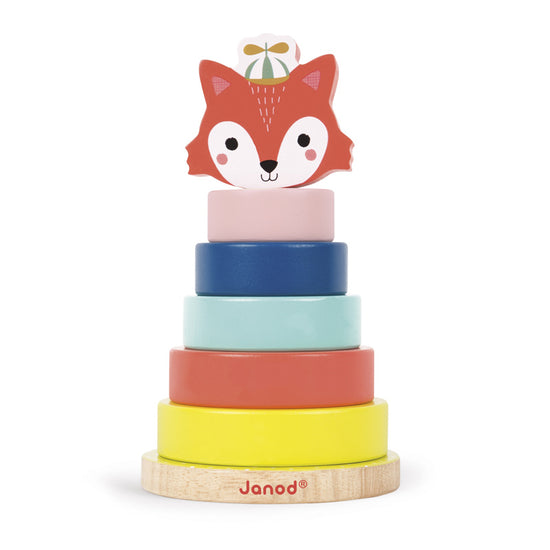Janod Baby Forest Fox Stacker at Baby City