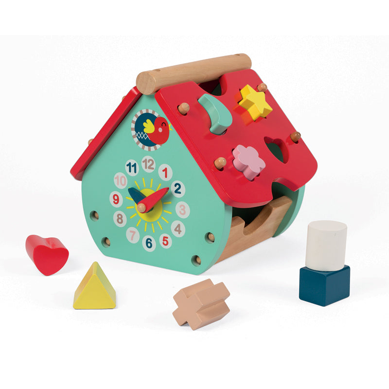 Load image into Gallery viewer, Janod Baby Forest House Shape Sorter at Baby City
