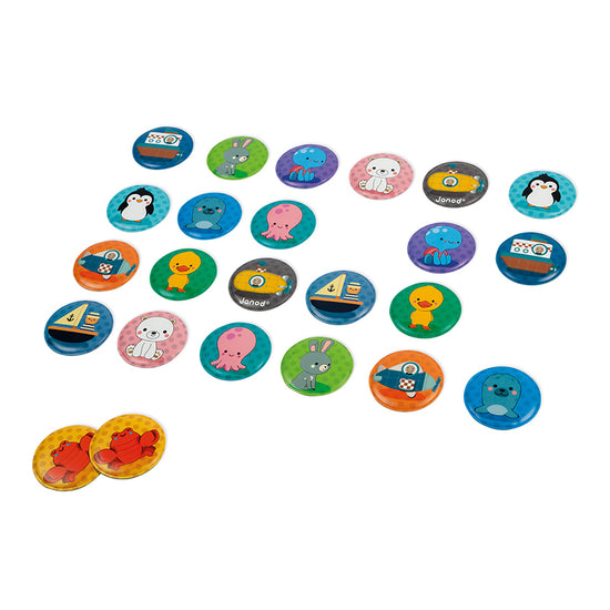Load image into Gallery viewer, Janod Bath Memory 24 Cards at Baby City
